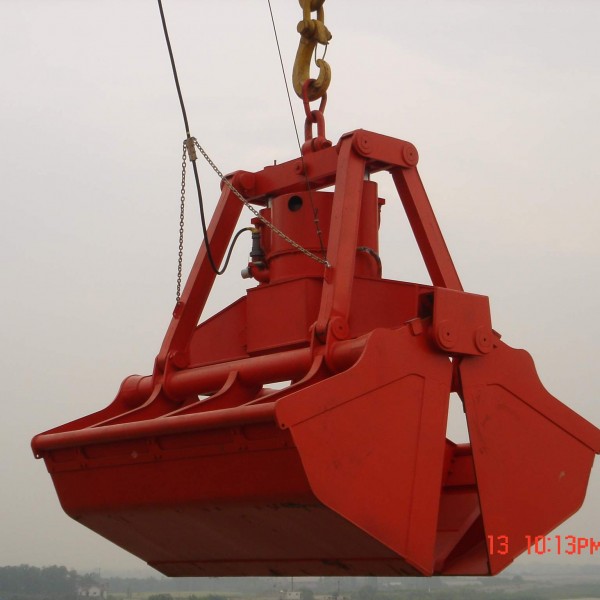 ���x���؆����p��Һ�����ؙC(j��)ץ�� hydraulic crane grab of single rope and double pe ...
